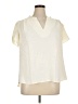 41Hawthorn 100% Polyester Ivory Short Sleeve Blouse Size 1X - photo 1