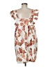 70°F/21°C 100% Polyester Floral White Casual Dress Size M - photo 2