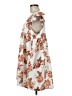 70°F/21°C 100% Polyester Floral White Casual Dress Size M - photo 5