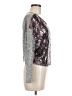 The Clas-sic Metallic Silver Long Sleeve Top Size M - photo 4