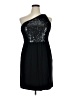 Evan Picone 100% Polyester Black Cocktail Dress Size 14 - photo 1