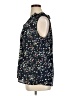 41Hawthorn 100% Recycled Polyester Floral Blue Sleeveless Blouse Size 1X - photo 5
