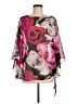 Susan Graver 100% Polyester Pink 3/4 Sleeve Blouse Size M - photo 1