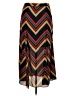JS Collections 100% Polyester Chevron-herringbone Black Casual Skirt Size 14 - photo 1