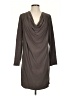 Gold Hawk 100% Silk Gray Casual Dress Size S - photo 1