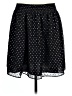 Gap 100% Polyester Polka Dots Black Casual Skirt Size L (tall) - photo 1