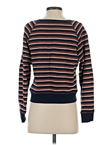 Madewell Shrunken Sweatshirt in Vicky Stripe (view 2)