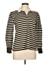 Talbots 100% Cotton Brown Long Sleeve Polo Size L - photo 1