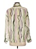 Vrg Grl Stripes Green Long Sleeve Blouse Size 10 - photo 2