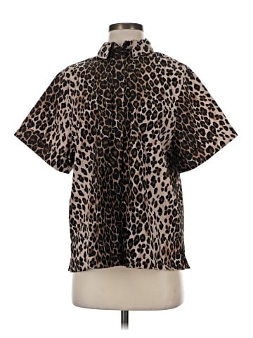 Topshop Short Sleeve Blouse (view 1)