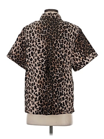 Topshop Short Sleeve Blouse (view 2)