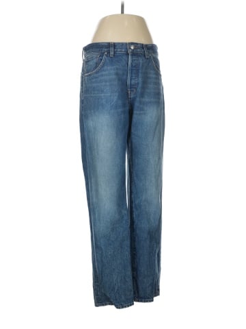 Madewell The Dean Easy Straight Jean in Greendale Wash (view 1)