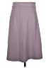 Athleta Solid Gray Casual Skirt Size S (tall) - photo 2