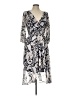 Harper Rose 100% Polyester Paisley Silver Cocktail Dress Size 10 - photo 1