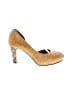 Schuler & Sons Philadelphia 100% Leather Animal Print Tan Heels Size 8 - photo 1