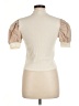 Zara Ivory Short Sleeve Top Size M - photo 2