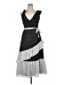 Assorted Brands 100% Polyester Polka Dots Black Cocktail Dress Size XL - photo 1