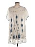 Johnny Was 100% Polyester Ivory Short Sleeve Blouse Size S - photo 2