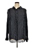 Rip Curl Polka Dots Black Long Sleeve Button-Down Shirt Size XL - photo 1