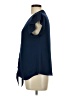 Lily Rain 100% Polyester Blue Short Sleeve Blouse Size L - photo 5
