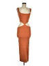Isalis Orange Cocktail Dress Size M - photo 1