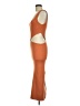 Isalis Orange Cocktail Dress Size M - photo 5
