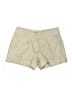 Theory 100% Cotton Solid Tan Khaki Shorts Size 0 - photo 1