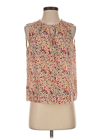 Rebecca Taylor Sleeveless Silk Top (view 1)