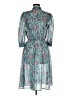 Assorted Brands Paisley Teal Casual Dress Size 8 (petite) - photo 2