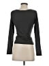 LNA Gray Long Sleeve Top Size S - photo 2