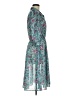 Assorted Brands Paisley Teal Casual Dress Size 8 (petite) - photo 4