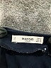 Mango 100% Viscose Black Long Sleeve T-Shirt Size XS - photo 7