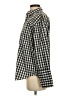J.Crew 100% Cotton Checkered-gingham Black Long Sleeve Button-Down Shirt Size 4 - photo 5