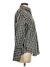 J.Crew 100% Cotton Checkered-gingham Black Long Sleeve Button-Down Shirt Size 4 - photo 4