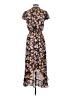 CeCe 100% Polyester Floral Black Casual Dress Size S - photo 2