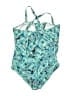 Yonique Paisley Blue One Piece Swimsuit Size 18 - photo 2
