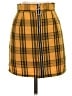 Unbranded Plaid Yellow Casual Skirt Size S - photo 1