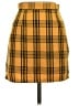 Unbranded Plaid Yellow Casual Skirt Size S - photo 2