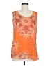 CAbi Orange Sleeveless Blouse Size M - photo 1