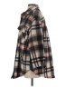 Fornia Plaid Brown Coat Size S - photo 5