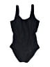 Gottex Chevron-herringbone Black One Piece Swimsuit Size 14 - photo 1