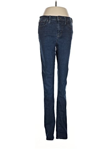 Madewell Taller 9" Mid-Rise Skinny Jeans in Orland Wash: TENCEL&trade; Denim Edition (view 1)