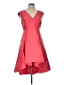 Halston Heritage Solid Pink Cocktail Dress Size 10 - photo 1