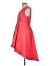 Halston Heritage Solid Pink Cocktail Dress Size 10 - photo 5