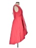Halston Heritage Solid Pink Cocktail Dress Size 10 - photo 4