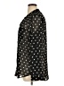 Nordstrom 100% Polyester Polka Dots Black Long Sleeve Blouse Size XL - photo 5