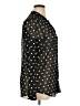 Nordstrom 100% Polyester Polka Dots Black Long Sleeve Blouse Size XL - photo 4