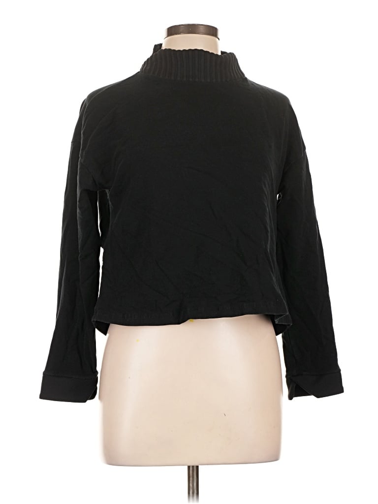 Pre-owned Aday Turtleneck Sweater In Black
