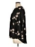 Daniel Rainn Floral Black 3/4 Sleeve Blouse Size XL - photo 5