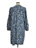 Ann Taylor 100% Polyester Blue Casual Dress Size XL - photo 2